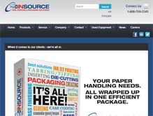 Tablet Screenshot of insourcecorp.ca